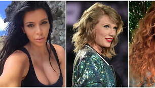 Kim Kardashian, Taylor Swift ir Beyonce