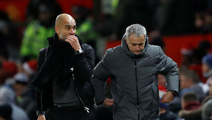 Pepas Guardiola ir Jose Mourinho