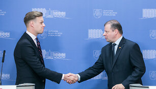 Gabrielius Landsbergis ir Saulius Skvernelis