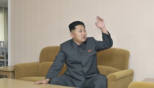 Šiaurės Korėjos lyderis Kim Jong Unas