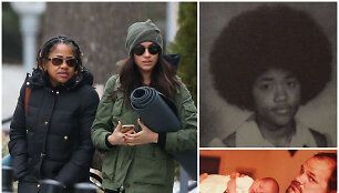 Meghan Markle tėvai Thomas Markle'as ir Doria Ragland