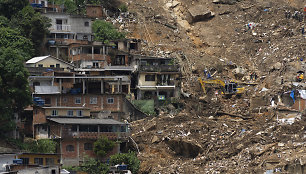 Brazilijoje audros aukų skaičius padidėjo iki 186