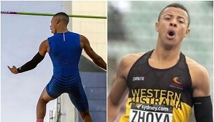 Lengvosios atletikos talentas Sasha Zhoya garsėja universalumu.