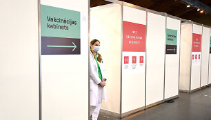 Vakcinacijos centras Rygoje