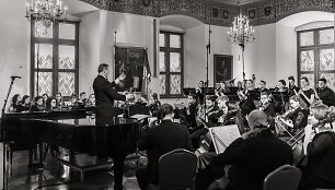 LMTA simfoninis orkestras ir dirigentas Martynas Sta&scaron;kus