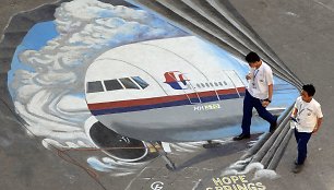 Dingusio „Malaysia Airlines“ lėktuvo trimatis piešinys