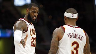 LeBronas Jamesas ir Isaiah Thomasas