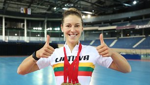 Dominavimas: O.Baleišytei – keturi Lietuvos treko čempionato aukso medaliai