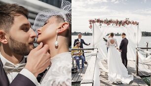 Brigidos Gruodytės ir Artiomo Penkevičiaus vestuvių akimirka