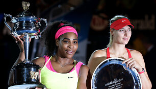 Serena Williams ir Marija &Scaron;arapova