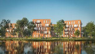 „Eriadas“ pradeda kvartalo statybas šalia Malūno parko Klaipėdoje: rinkoje – 90 naujų butų