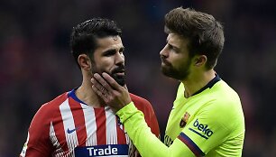 Diego Costa ir Gerardas Pique