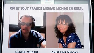 Nužudyti prancūzai žurnalistai Claude'as Verlonas ir Ghislaine Dupont