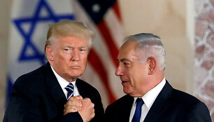Donaldas Trumpas ir Benjaminas Netanyahu