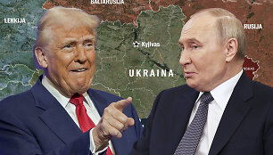 Donaldas Trumpas ir Vladimiras Putinas