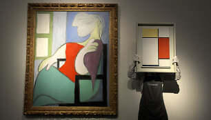 Pablo Picasso meilužės ir mūzos Marie-Therese Walter portretas &bdquo;Moteris, sėdinti prie lango&ldquo; 
