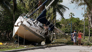 Uraganas Irma pridarė nemažai nuostolių Majamyje