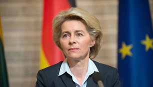 Į Lietuvą atvyko Vokietijos gynybos ministrė dr. Ursula von der Leyen