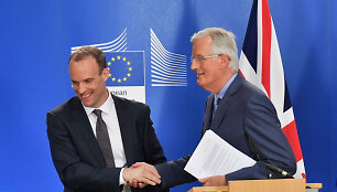 Dominicas Raabas ir Michelis Barnier