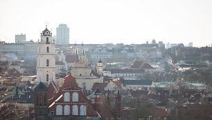 Vilniaus panorama nuo Altanos kalno