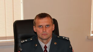  Lazdijų rajono policijos komisariato vir&scaron;ininkas Valdas Vabuolas