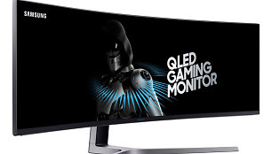 „Samsung CHG90 QLED“ monitorius