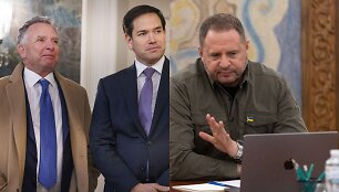 Steve'as Witkoffas, Marco Rubio ir Andrijus Jermakas