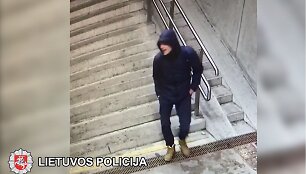 Užfiksuotas įtariamasis