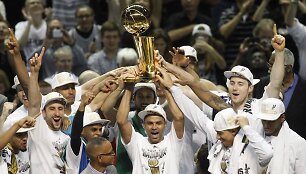 &bdquo;Spurs&ldquo; ekipos triumpfas &scaron;ių metų NBA sezone