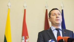 Artūras Zuokas Vilniaus rotu&scaron;ės Mero menėje.