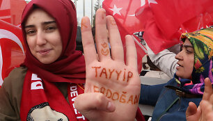 Recepo Tayyipo Erdogano rėmėjai