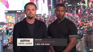 Leonardo DiCaprio ir Jamie Foxxas