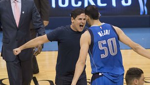 „Mavericks“ savininkas Marcas Cubanas ir Salahas Mejri