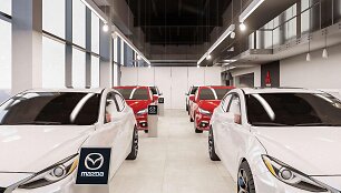 &bdquo;Mazda&ldquo; ir &bdquo;Mitsubishi&ldquo; salonas