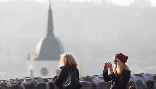 Saulėta Lapkričio popietė Vilniuje