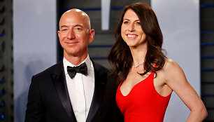Jeffas ir MacKenzie Bezos