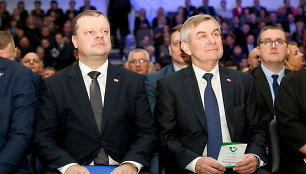 Saulius Skvernelis ir Viktoras Pranckietis