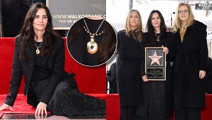 Courteney Cox įteikta žvaigždė Holivudo šlovės alėjoje