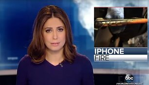 Lėktuve užsidegė &bdquo;iPhone&ldquo;