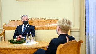 Prezidentas susitiko su Ministre Pirmininke Ingrida Šimonyte
