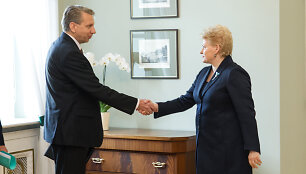 Darius Valys ir  Dalia Grybauskaitė