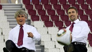 Bora Milutinovičius ir Gabrielis Batistuta