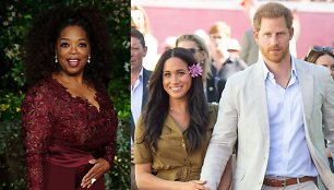 Meghan Markle ir Princas Harry, Oprah Winfrey 