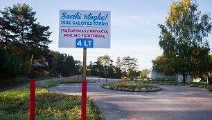 Salotės ežero prieigos