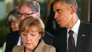 A.Merkel ir B.Obama.