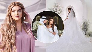 Dubajaus princesė Mahra su vyru