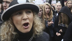 Moterų protestas Lenkijoje