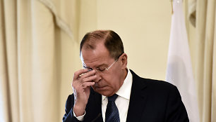Rusijos diplomatijos vadovas Sergejus Lavrovas