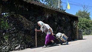 Ukrainietė / SERGEY BOBOK / AFP