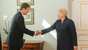 Stasys Kasiulis ir Dalia Grybauskaitė